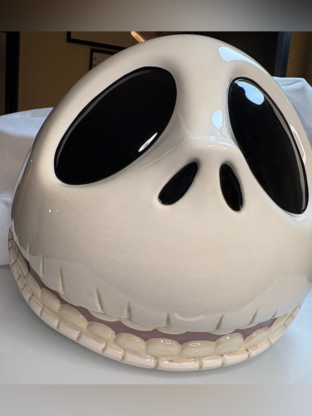 🎃💀 Disney Nightmare Before Christmas Jack Skellington Cookie Jar 💀🎃